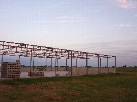 Block walls - Looking southeast