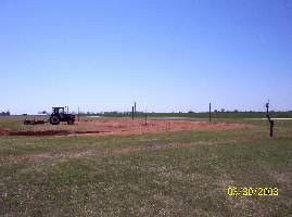 Corner posts - looking southwest