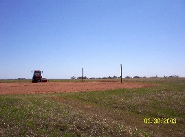 Corner posts - looking southeast