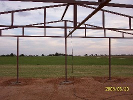 End posts - Looking south