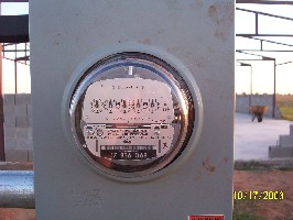 Meter up close