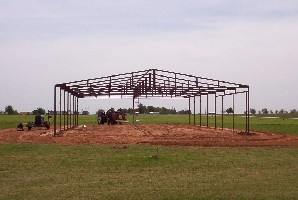 Trusses - Looking south